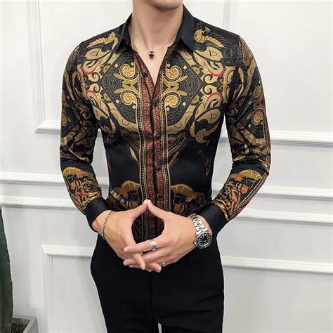 chemise versace homme aliexpress|Chemises de luxe homme .